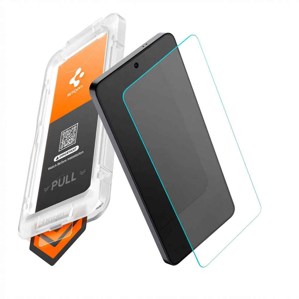 Folie de protectie Spigen Glas.tR EZ-FIT Pro HD (AGL11086) compatibil cu Samsung Galaxy S26 Plus, Transparent
