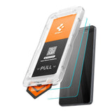 Folie de protectie Spigen (set de 2) Glas.tR EZ-FIT Pro HD (AGL11095) compatibil cu Samsung Galaxy S26, Transparent