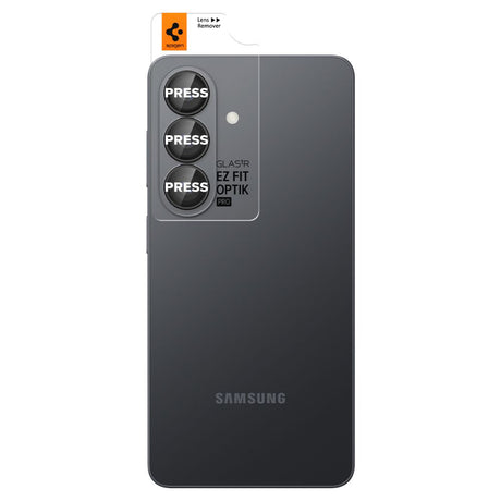 Folie de protectie Spigen (set de 2) Optik.tR EZ Fit Pro HD Camera Glass (AGL11099) compatibil cu Samsung Galaxy S26, Negru