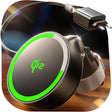 Incarcator Lisen Wireless W602 (YL0324090008), Qi2 Fast Charging, 2in1, with Type-C Cable, Wall Charger, Negru