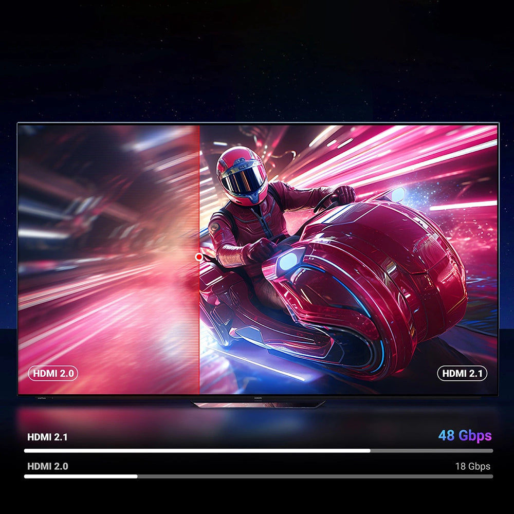 Adaptor Ugreen Video Cable HD171 (25908), HDMI to HDMI, 8K@60Hz, 48Gbps High Speed, Audio-Video, 3D, eARC, HDR, 1m, Gri