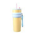 Techsuit Thermos (THM7), Car Cup, Single Pipette, Stainless Steel 316, 710ml, Galben