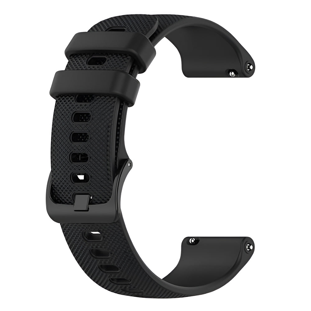 Curea smartwatch Techsuit Watchband 22mm (W006) compatibil cu Samsung Galaxy Watch (46mm)/Watch 3/Gear S3, Huawei Watch GT/GT 2/GT 3 (46mm), Negru