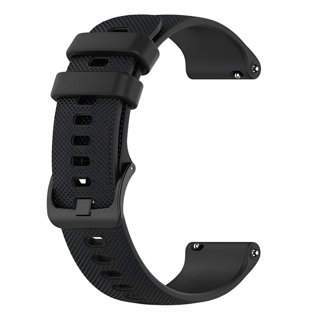 Curea smartwatch Techsuit Watchband 22mm (W006) compatibil cu Samsung Galaxy Watch (46mm)/Watch 3/Gear S3, Huawei Watch GT/GT 2/GT 3 (46mm), Negru