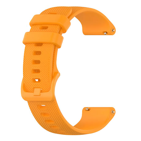 Curea smartwatch Techsuit Watchband 18mm (W006) compatibil cu Huawei Watch GT 4 (41mm)/W1/Honor Watch S1/Garmin Venu 2S/Vivoactive 4S, Portocaliu