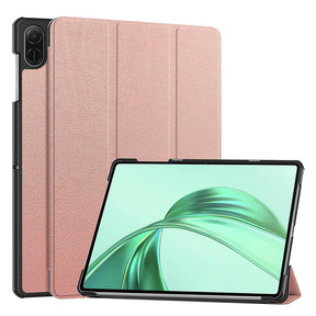 Husa de protectie tableta Techsuit FoldPro compatibil cu Honor Pad X8a, Roz Auriu