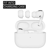 Casti Techsuit (set de 3) Replacement Ear Tips AirVibe (ET2), for Apple AirPods Pro 3, Premium Silicone XS, S, L Sizes, Alb