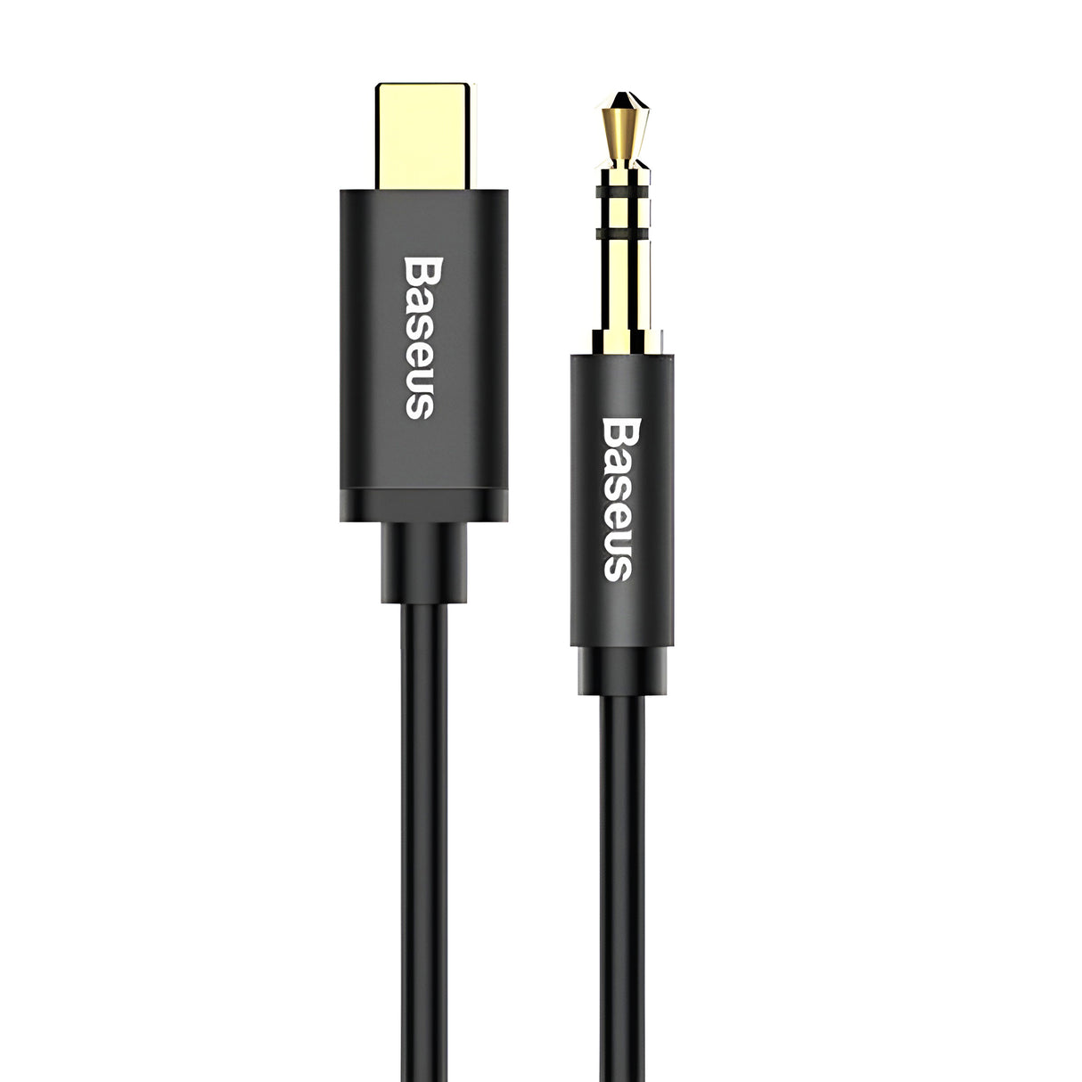 Cablu Baseus Audio Adapter M01 (CAM01-01), USB-C to Jack 3.5mm, Digital Audio Transmission, Gold-plated Plug, 1.2m, Negru