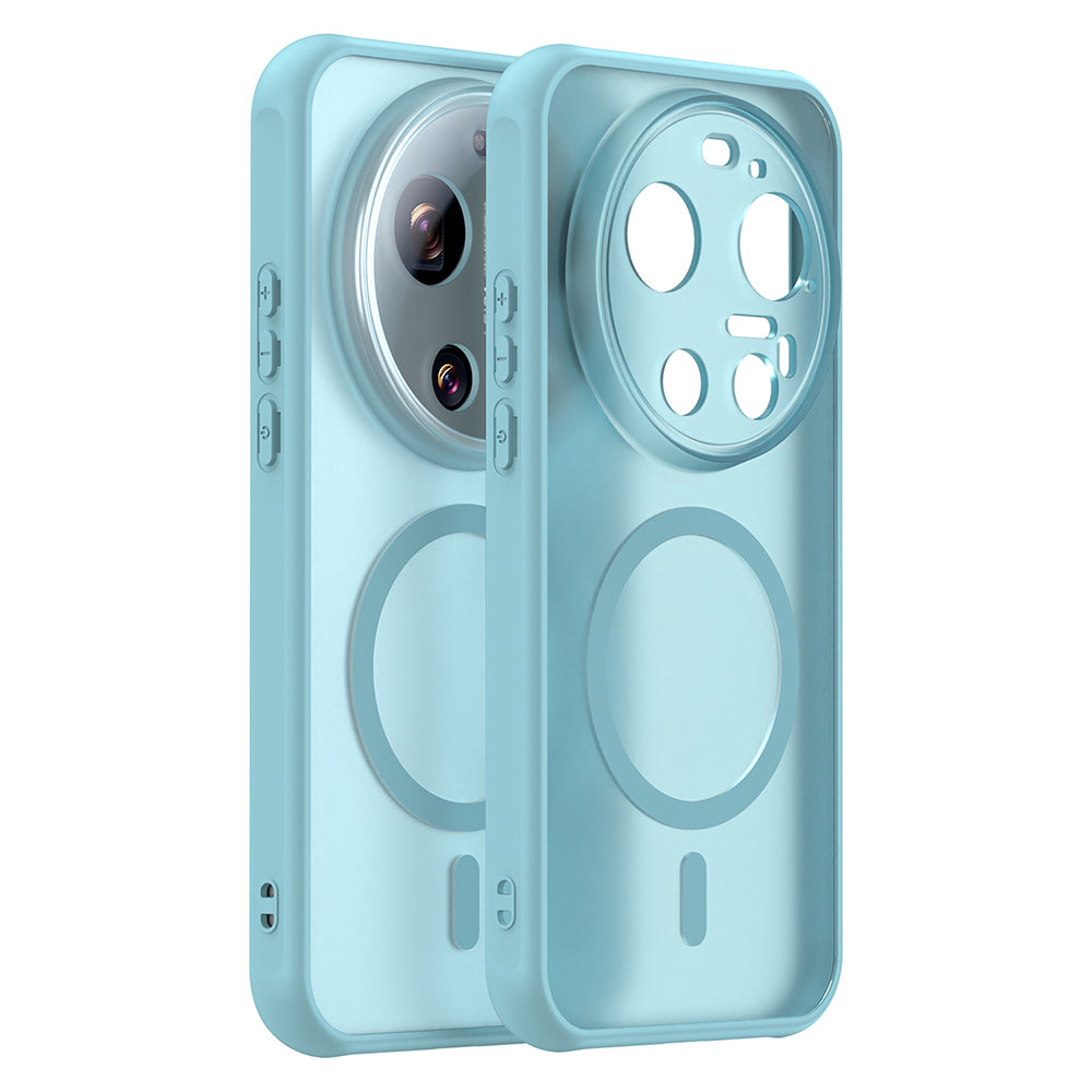 Husa de protectie Techsuit HaloFrost II MagSafe compatibil cu Xiaomi 17 Ultra, Verde Menta