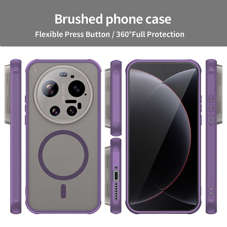 Husa de protectie Techsuit HaloFrost II MagSafe compatibil cu Xiaomi 17 Ultra, Mov