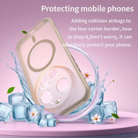 Husa de protectie Techsuit HaloFrost II MagSafe compatibil cu Xiaomi 17 Ultra, Auriu