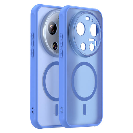 Husa de protectie Techsuit HaloFrost II MagSafe compatibil cu Xiaomi 17 Ultra, Albastru Cer