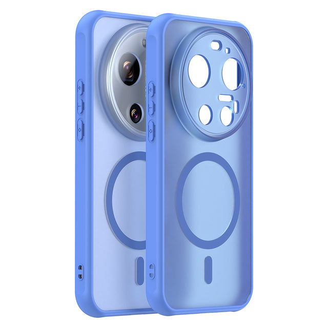 Husa de protectie Techsuit HaloFrost II MagSafe compatibil cu Xiaomi 17 Ultra, Albastru Cer