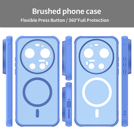 Husa de protectie Techsuit HaloFrost II MagSafe compatibil cu Xiaomi 17 Ultra, Albastru Cer
