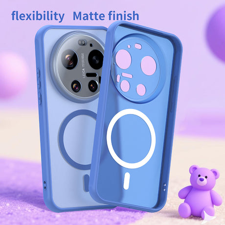 Husa de protectie Techsuit HaloFrost II MagSafe compatibil cu Xiaomi 17 Ultra, Albastru Cer
