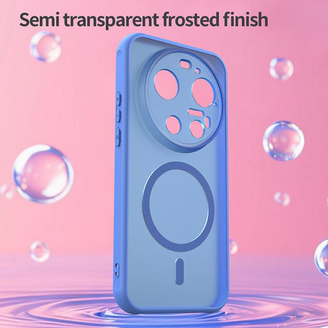Husa de protectie Techsuit HaloFrost II MagSafe compatibil cu Xiaomi 17 Ultra, Albastru Cer