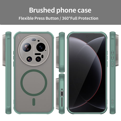 Husa de protectie Techsuit HaloFrost II MagSafe compatibil cu Xiaomi 17 Ultra, Verde