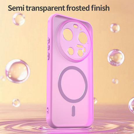 Husa de protectie Techsuit HaloFrost II MagSafe compatibil cu Xiaomi 17 Ultra, Roz