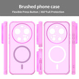 Husa de protectie Techsuit HaloFrost II MagSafe compatibil cu Xiaomi 17 Ultra, Roz