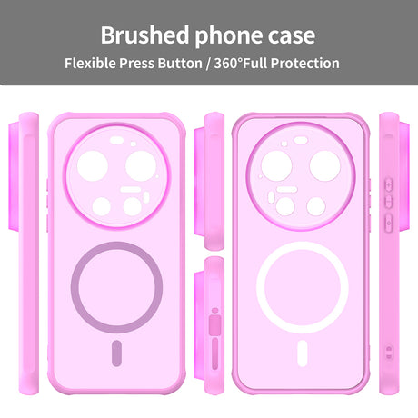 Husa de protectie Techsuit HaloFrost II MagSafe compatibil cu Xiaomi 17 Ultra, Roz