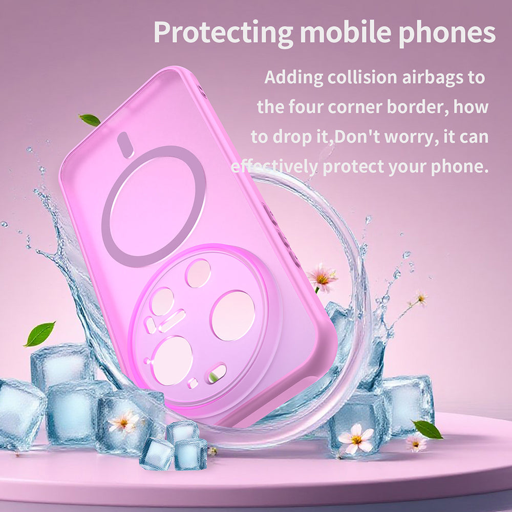 Husa de protectie Techsuit HaloFrost II MagSafe compatibil cu Xiaomi 17 Ultra, Roz