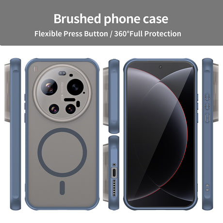 Husa de protectie Techsuit HaloFrost II MagSafe compatibil cu Xiaomi 17 Ultra, Bleumarin