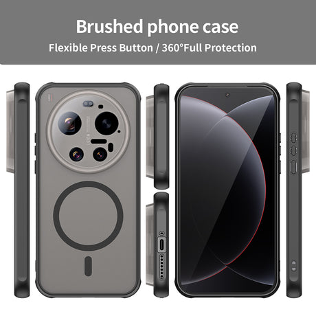Husa de protectie Techsuit HaloFrost II MagSafe compatibil cu Xiaomi 17 Ultra, Negru