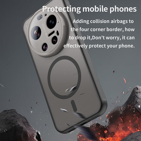 Husa de protectie Techsuit HaloFrost II MagSafe compatibil cu Xiaomi 17 Ultra, Negru