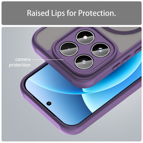 Husa de protectie Techsuit HaloFrost II MagSafe compatibil cu Xiaomi 17, Mov