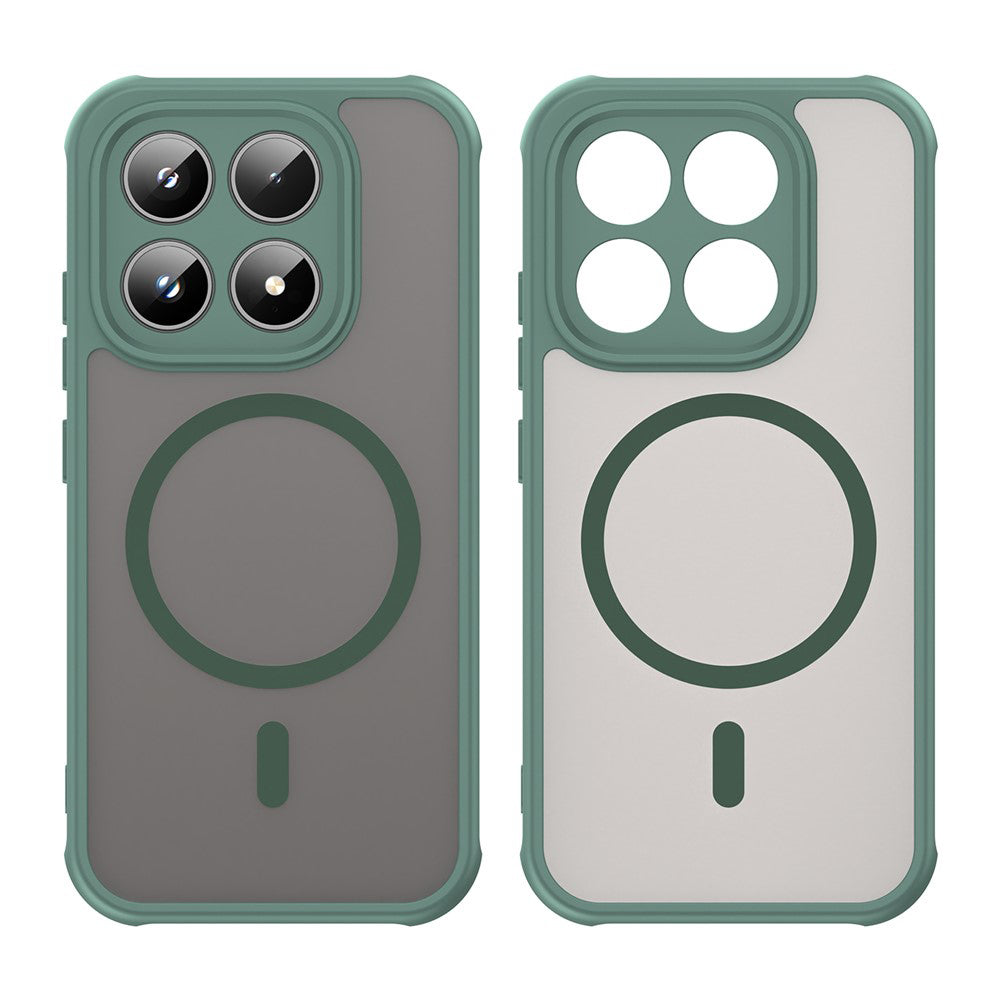 Husa de protectie Techsuit HaloFrost II MagSafe compatibil cu Xiaomi 17, Verde