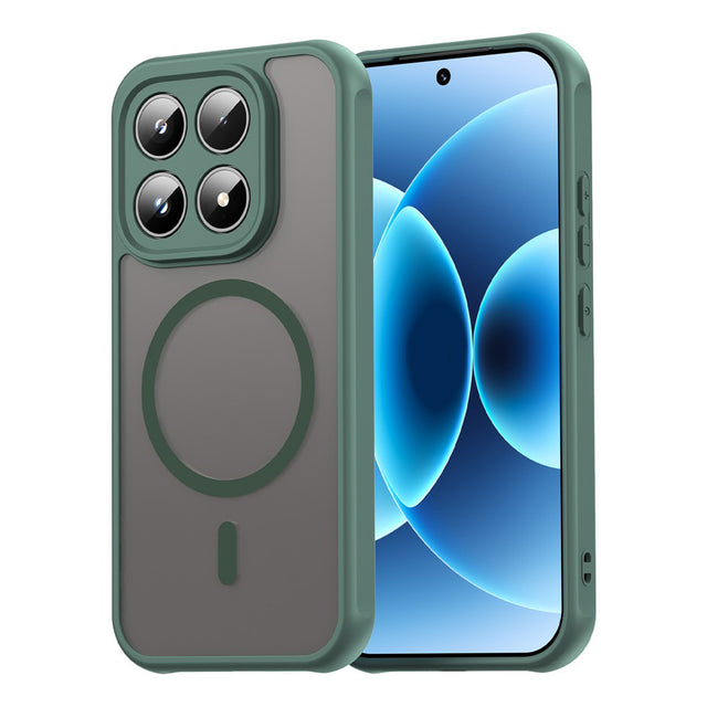Husa de protectie Techsuit HaloFrost II MagSafe compatibil cu Xiaomi 17, Verde
