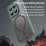 Husa de protectie Techsuit HaloFrost II MagSafe compatibil cu Xiaomi 17, Verde