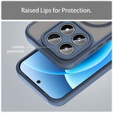 Husa de protectie Techsuit HaloFrost II MagSafe compatibil cu Xiaomi 17, Bleumarin