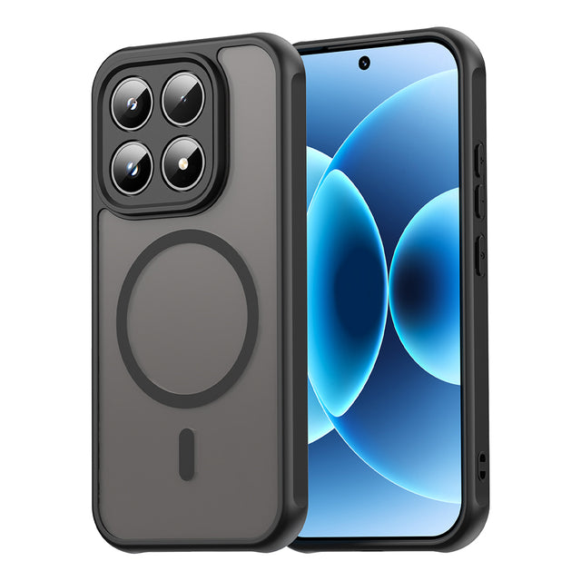 Husa de protectie Techsuit HaloFrost II MagSafe compatibil cu Xiaomi 17, Negru
