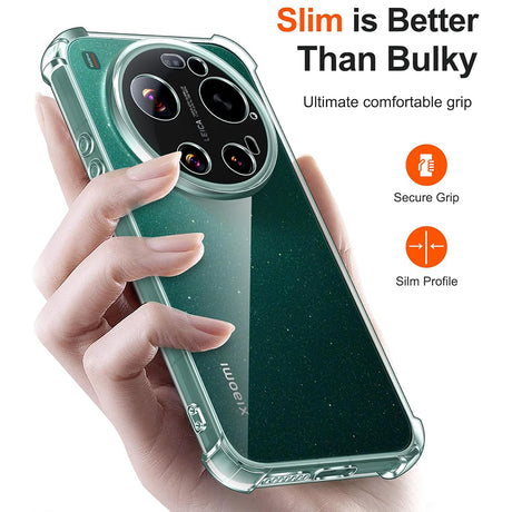 Husa de protectie Techsuit Shockproof Clear Silicone MagSafe compatibil cu Xiaomi 17 Ultra, Transparent