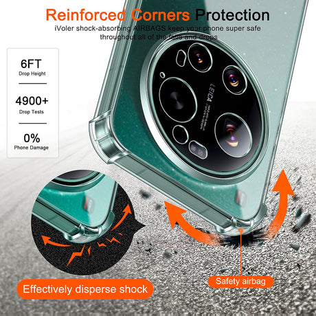 Husa de protectie Techsuit Shockproof Clear Silicone MagSafe compatibil cu Xiaomi 17 Ultra, Transparent