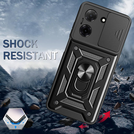 Husa de protectie Techsuit CamShield Series compatibil cu Xiaomi 17, Albastru