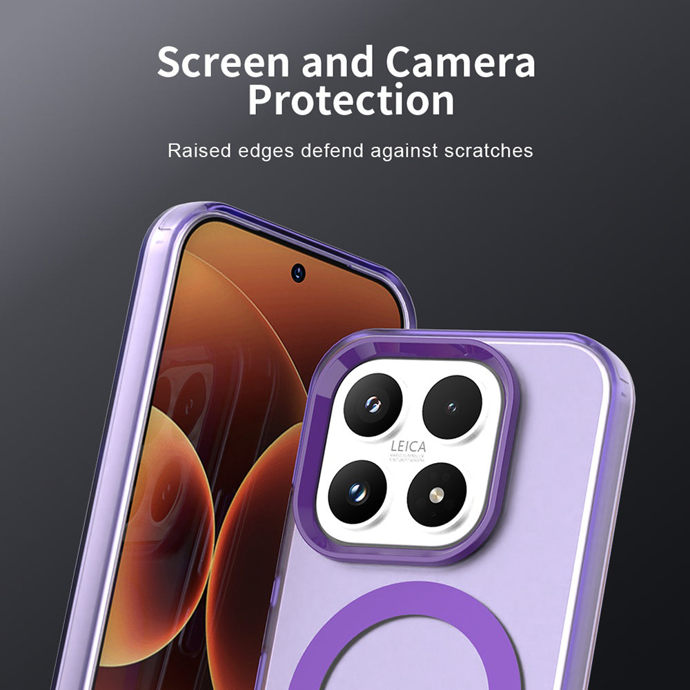 Husa de protectie Techsuit CandyCase MagSafe compatibil cu Xiaomi 17, Mov
