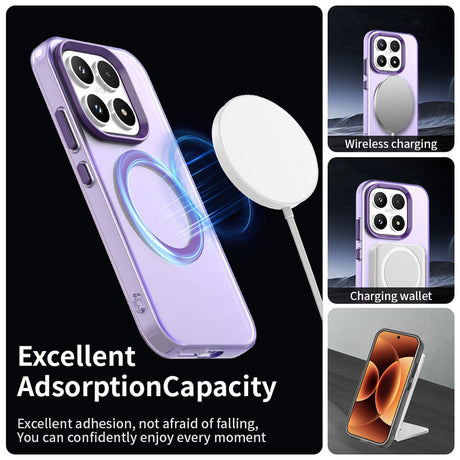 Husa de protectie Techsuit CandyCase MagSafe compatibil cu Xiaomi 17, Mov