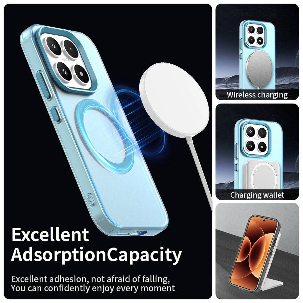 Husa de protectie Techsuit CandyCase MagSafe compatibil cu Xiaomi 17, Albastru