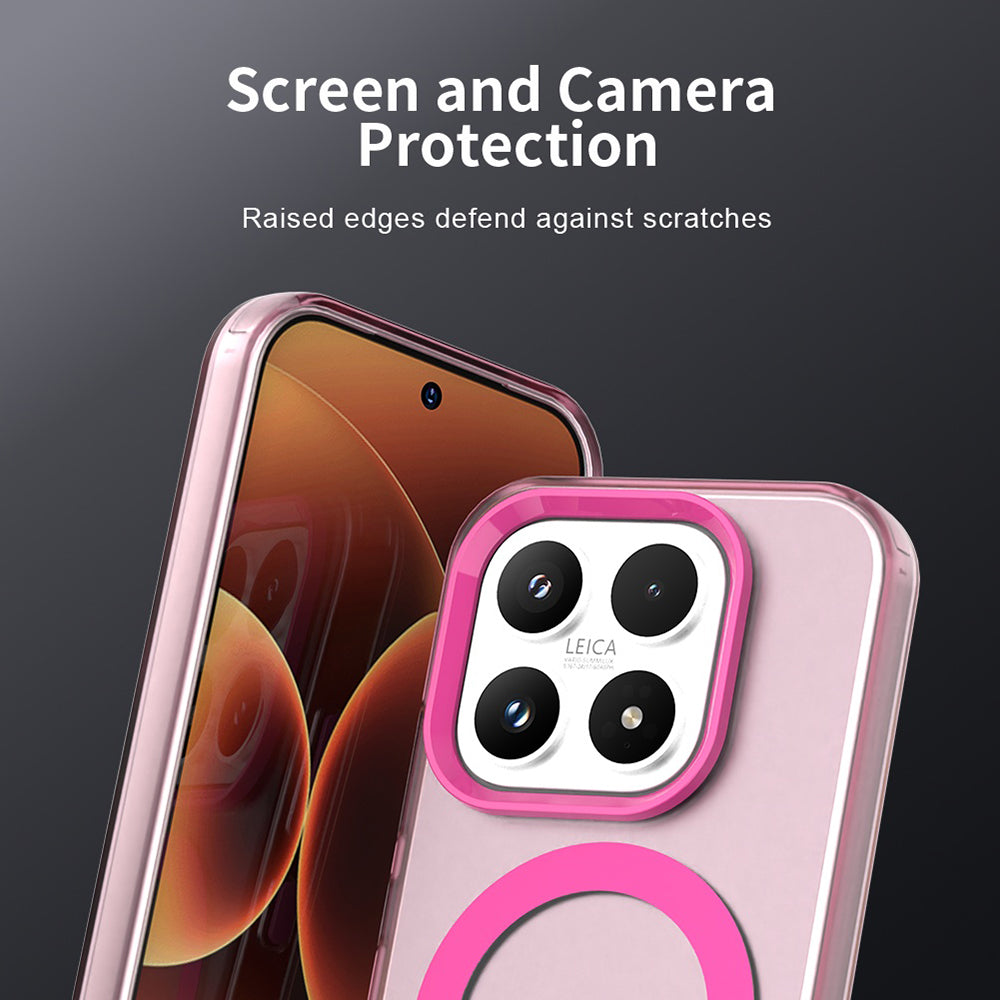 Husa de protectie Techsuit CandyCase MagSafe compatibil cu Xiaomi 17, Roz