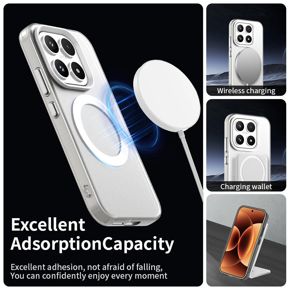 Husa de protectie Techsuit CandyCase MagSafe compatibil cu Xiaomi 17, Alb