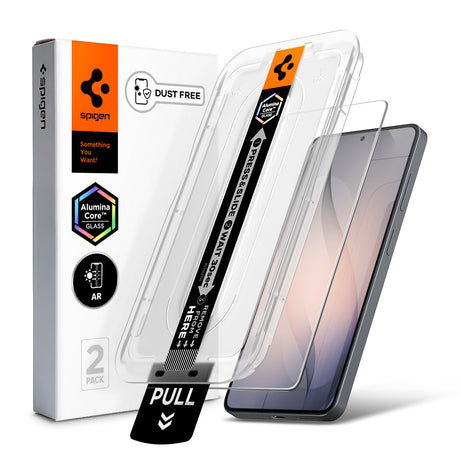 Spigen Folie de protectie Spigen (set de 2) Glas.tR EZ-FIT Pro (Anti-Reflection) (AGL11092) compatibil cu Samsung Galaxy