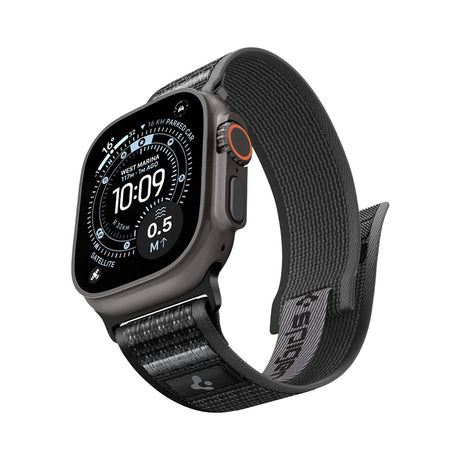 Curea smartwatch Spigen Athlex Air 2 compatibil cu Apple Watch 6 / Ultra 3 / 11, Negru
