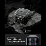 Casti Spigen Lock Fit (ACS11202), Samsung Galaxy Buds 4 / Buds 4 Pro, Negru Mat