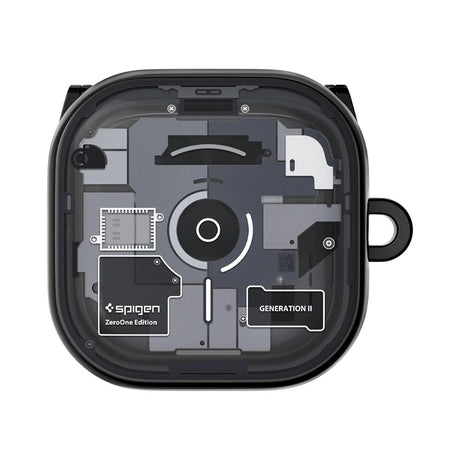 Husa Spigen Ultra Hybrid (ACS11201) Samsung Galaxy Buds 4 / Buds 4 Pro, Policarbonat, Negru