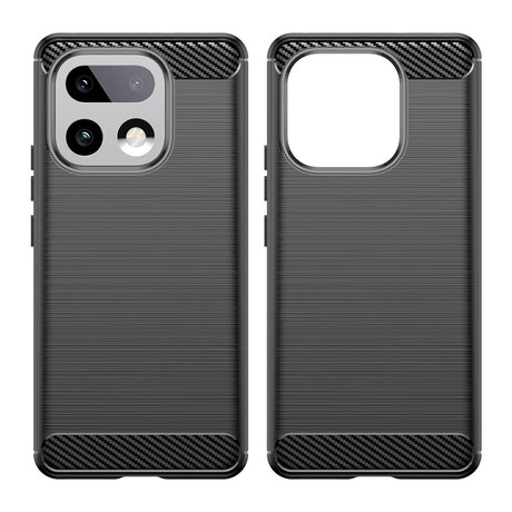 Husa de protectie Techsuit Carbon Silicone compatibil cu Realme 16 Pro+, Negru