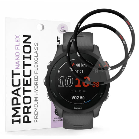Accesoriu smartwatch Techsuit Nano Flex negru pentru Garmin Forerunner 255