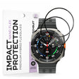 Accesoriu smartwatch Techsuit Nano Flex (set de 2) compatibil cu Samsung Galaxy Watch Ultra 47mm, Negru