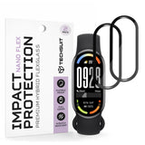 Accesoriu smartwatch Techsuit Nano Flex (set de 2) compatibil cu Xiaomi Smart Band 10, Negru